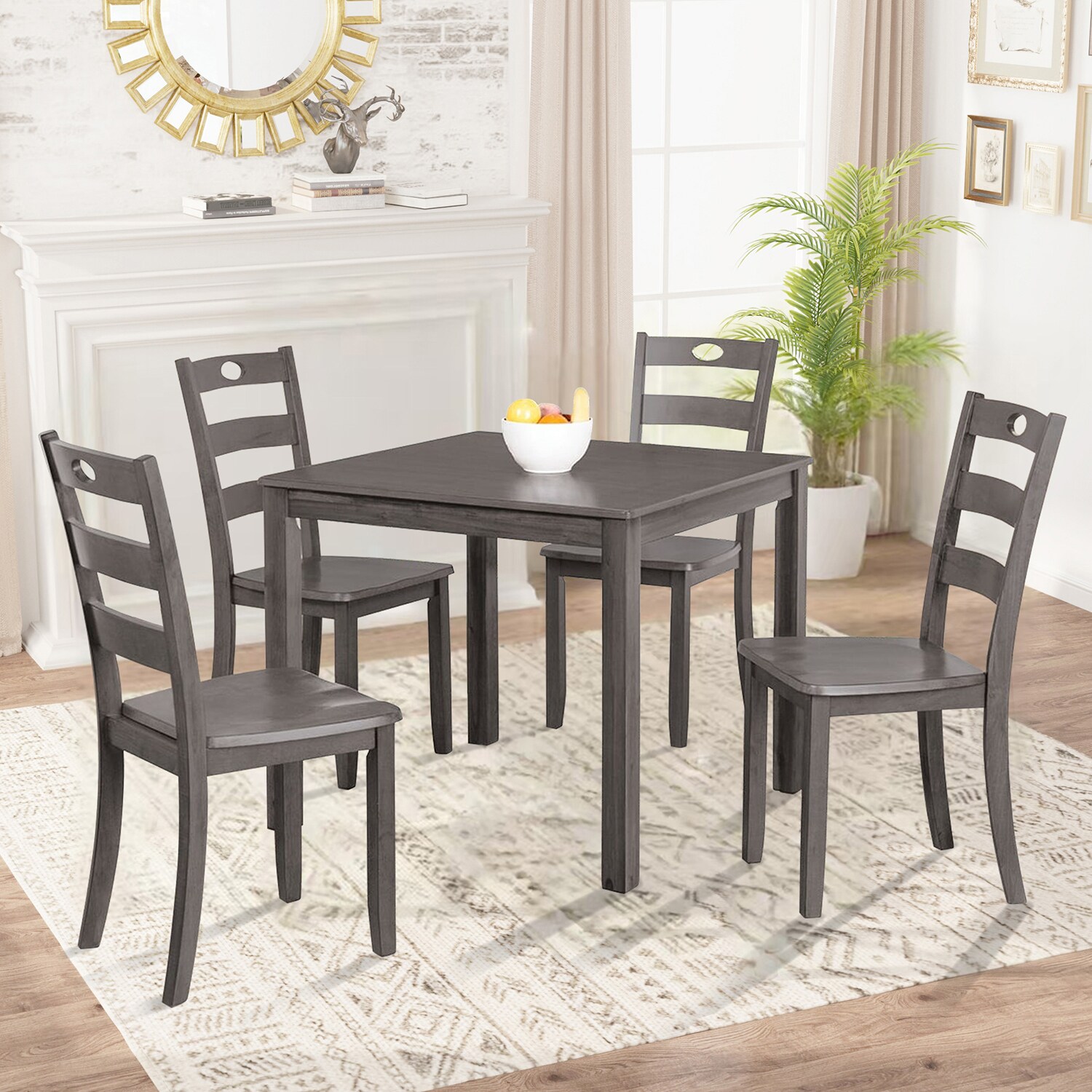 IHOMEadore MDFM3419GY-T-5PK Dining-Sets - View #5