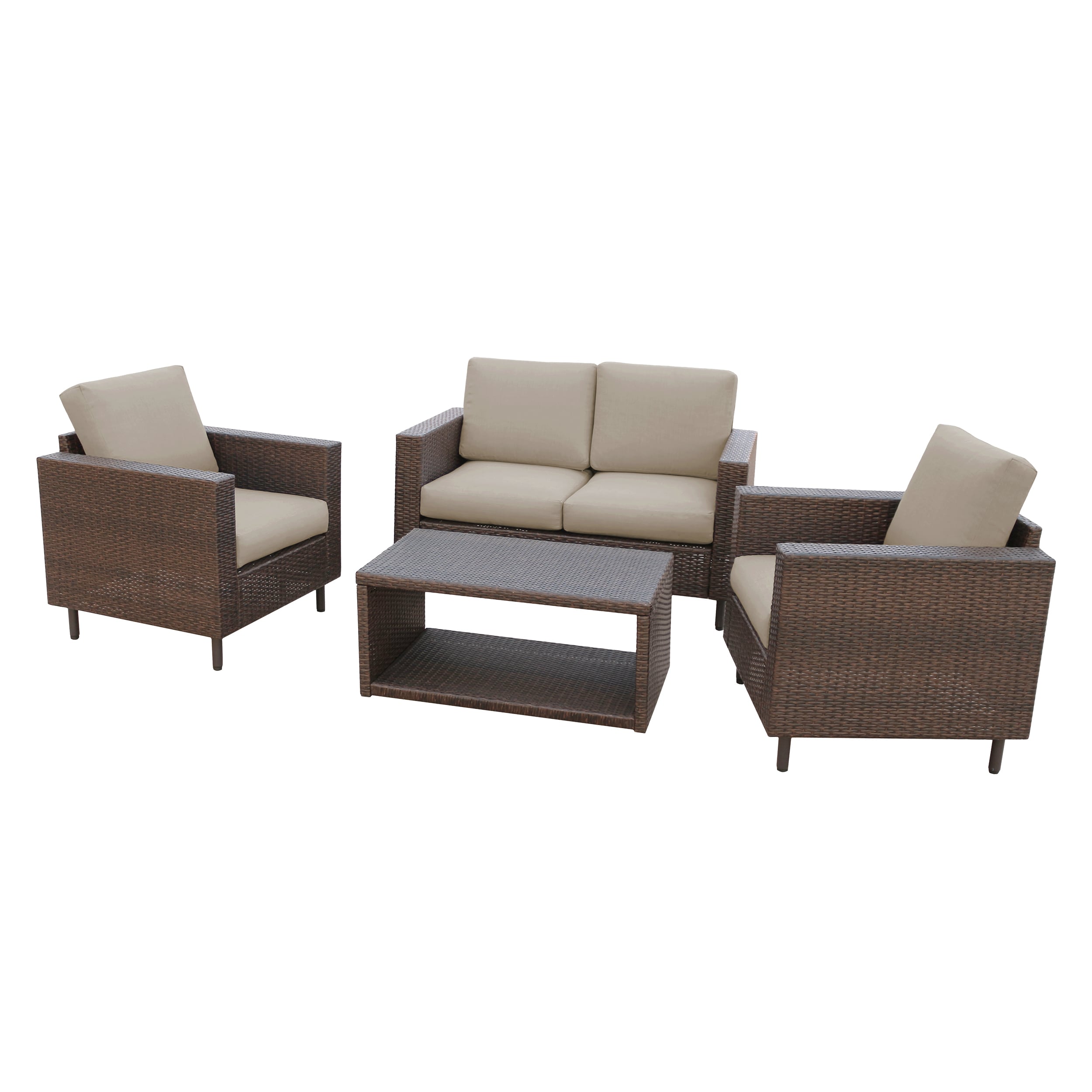 Leisure Made 104962-TAN Patio-Conversation-Sets - View #7