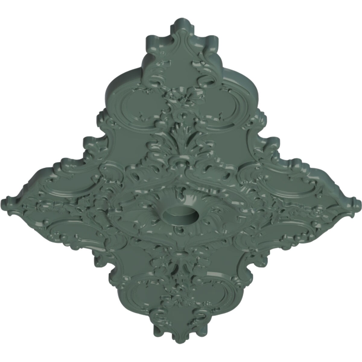 Ekena Millwork CM70X43MLCBF Ceiling-Medallions - View #2