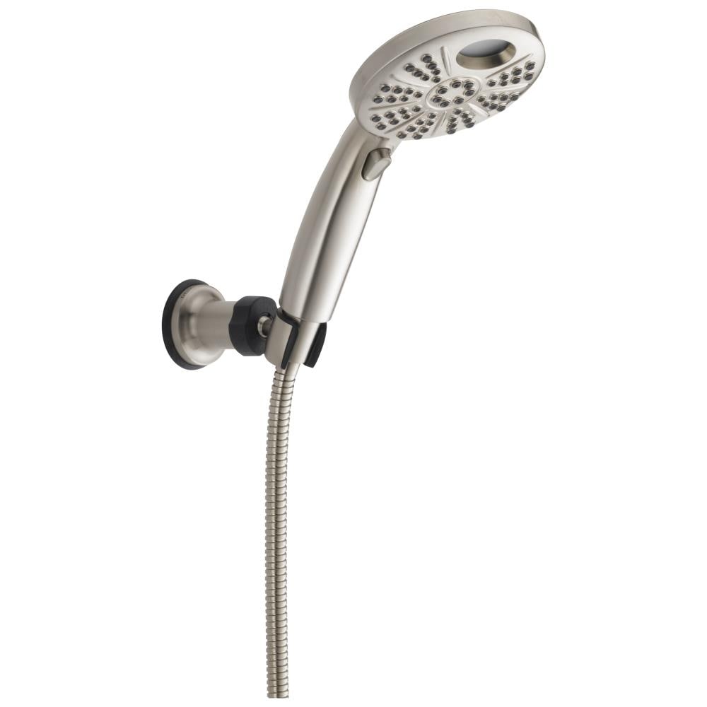 Delta Universal Showering Components Stainless Round Handheld Shower ...