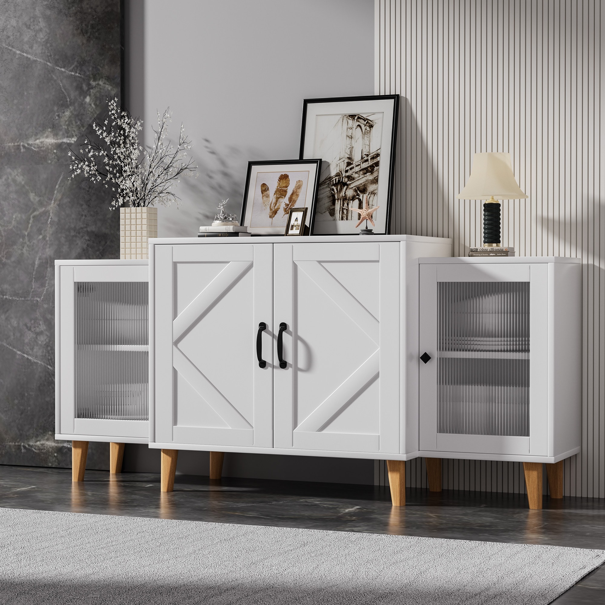 VOUA SAF-YSPK-WH Tv-Stands - View #7