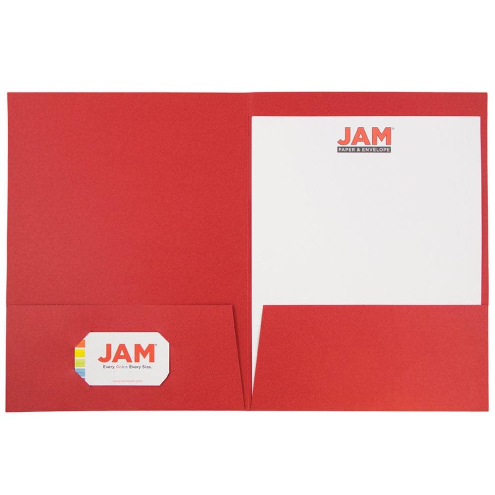 JAM Paper 386LRED folders - View #3