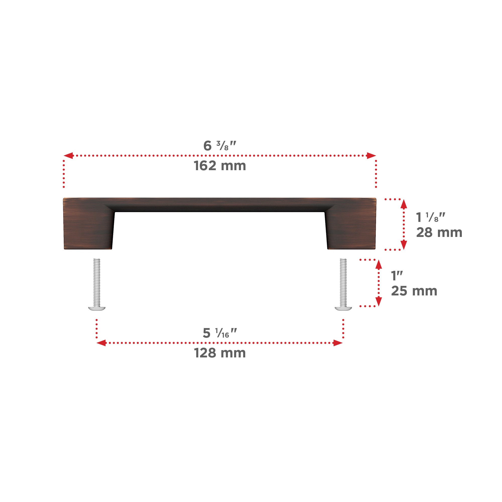 Richelieu BP8160128BORB Cabinet-Pulls - View #6