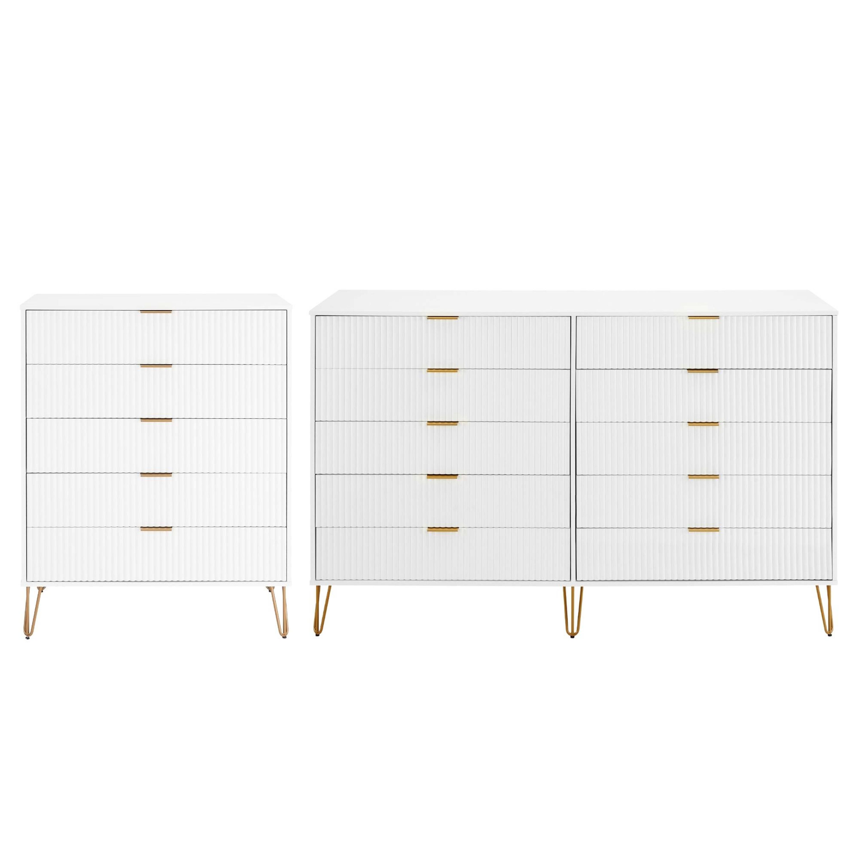 Manhattan Comfort 2-DB04-WH dressers - View #2