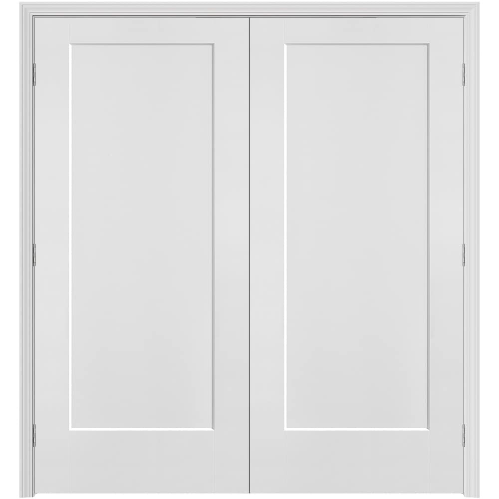 Masonite 72-in x 80-in Hollow Core 1-panel Bi-parting Smooth Primed ...