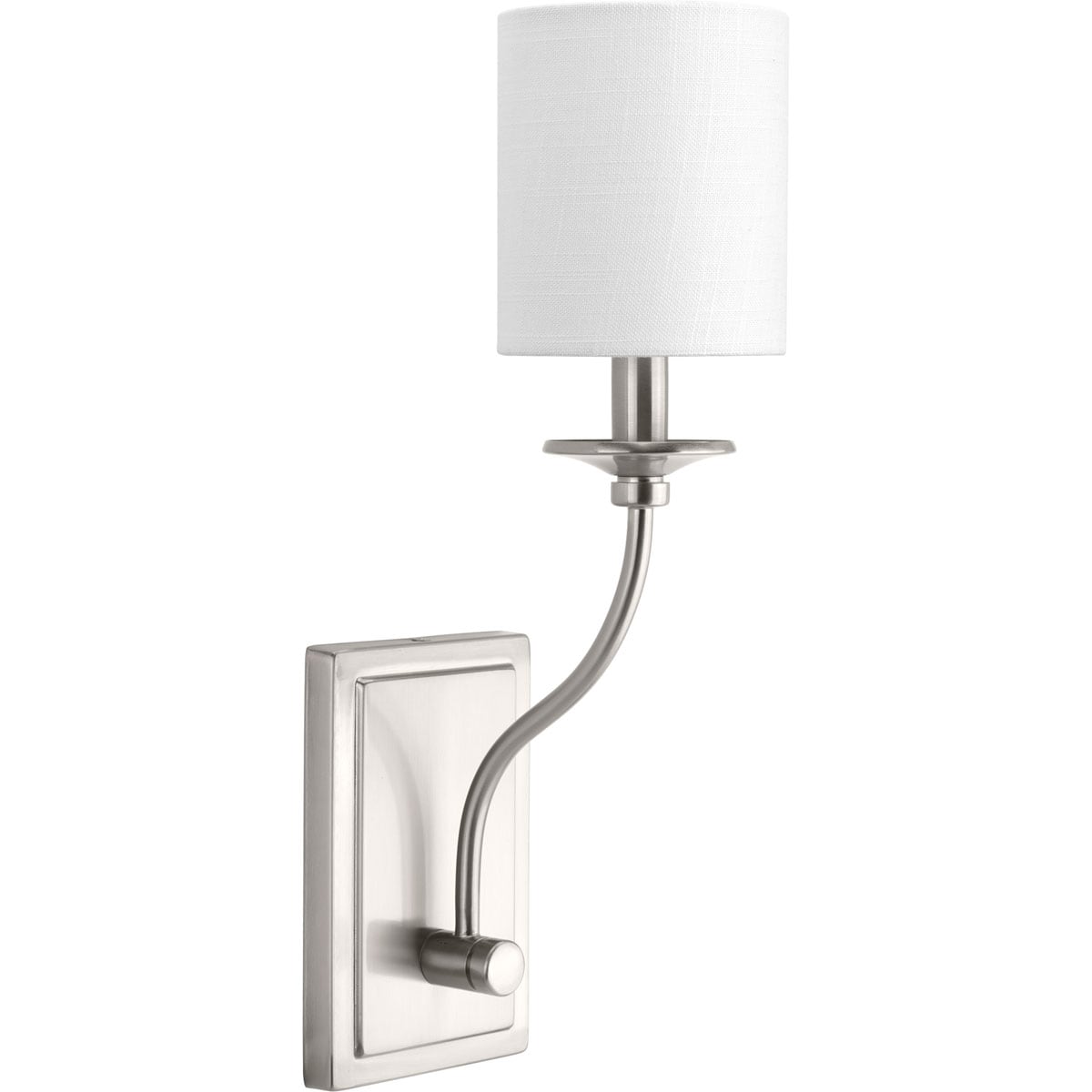 Progress Lighting P710018-009 Bonita 4.5-in W 1 -Light Brushed Nickel Wall Sconce