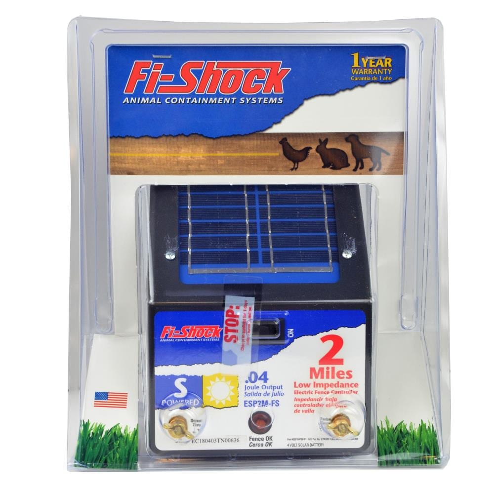 Fi-Shock 2-Mile Solar Electric Fence Charger at 