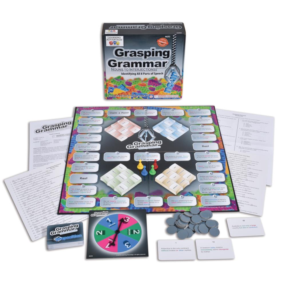 Learning Advantage WCA6252 Grasping Grammar Game (Educational Game)