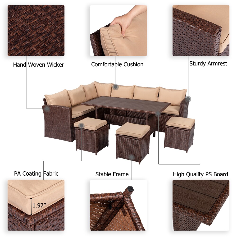 Winado LO1G56000620+621+622 Patio-Dining-Sets - View #4