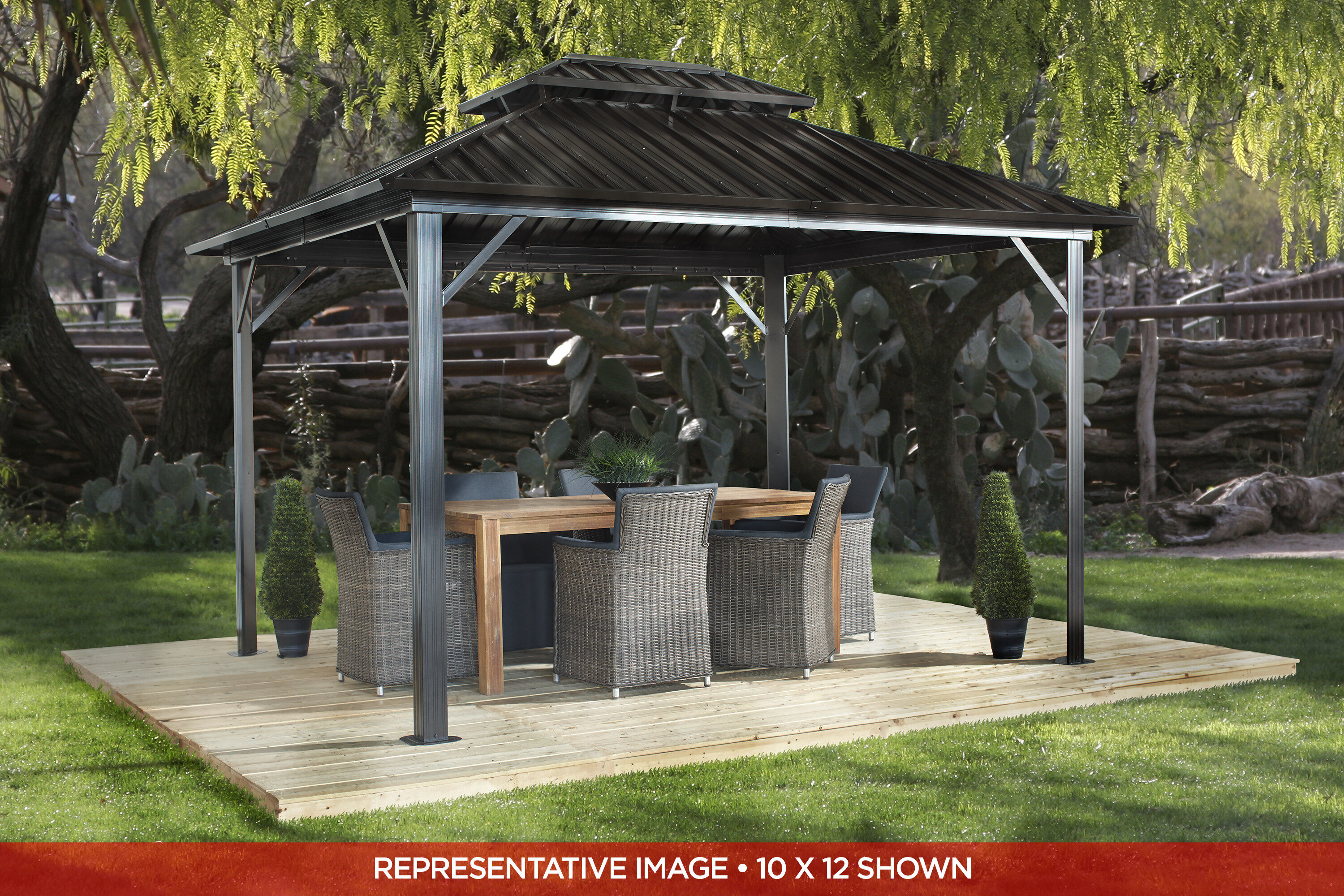Sojag 500-9165074 Wood-Resin-Gazebos - View #2
