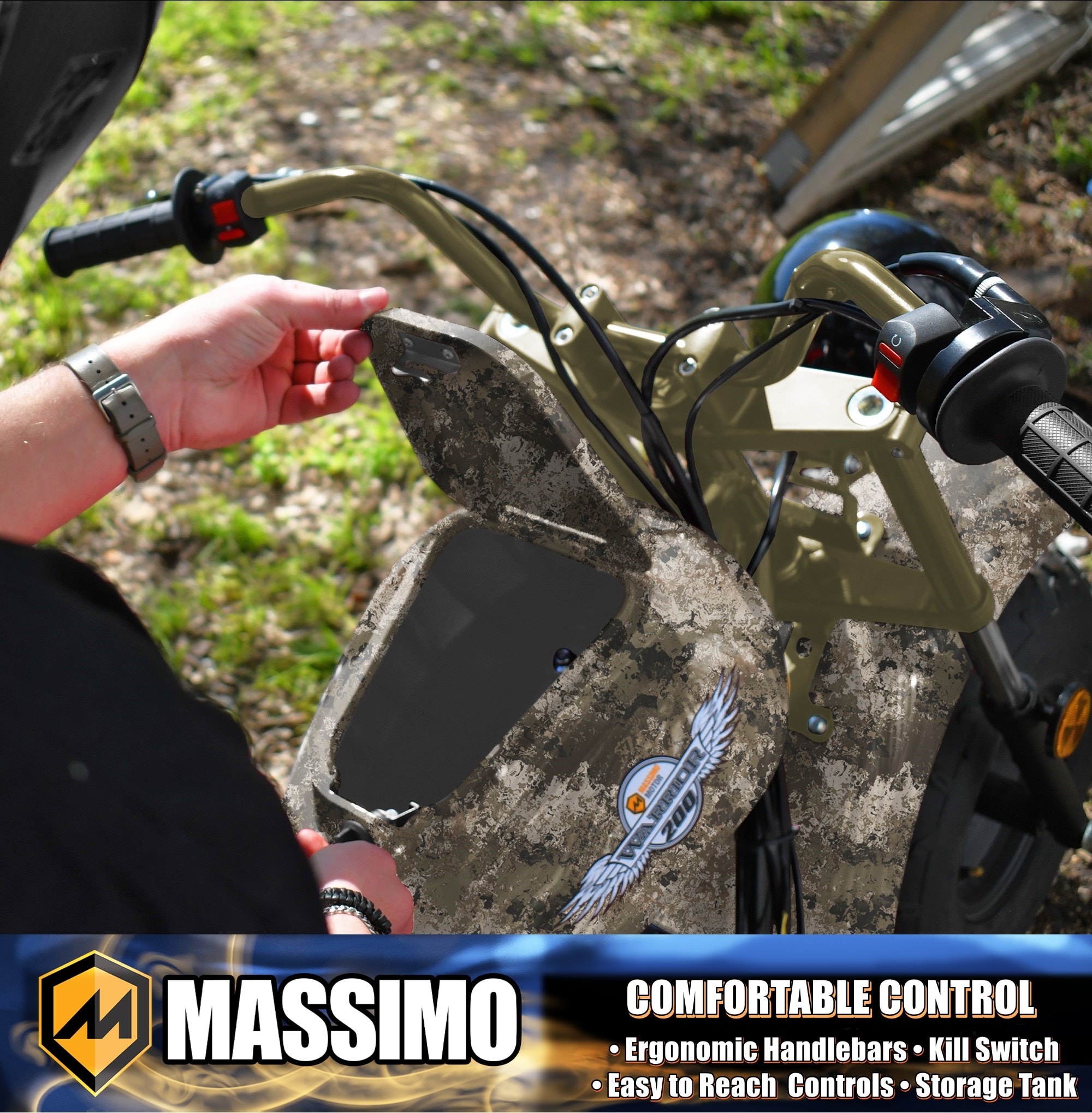 Massimo MMS-MB200-CM Dirt-Bikes-Mini-Bikes - View #7