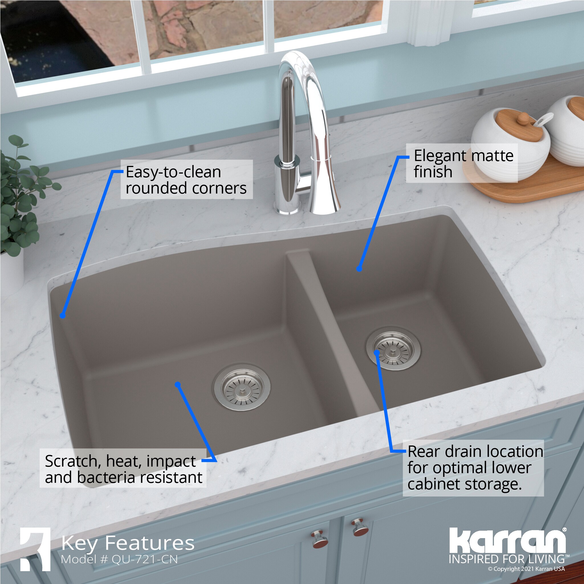 Karran QU-721-CN-PK1 Kitchen-Sinks - View #8