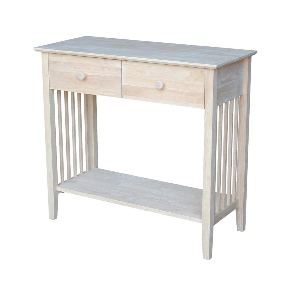 International Concepts SV-31 Mission Traditional Unfinished Rubberwood Buffet