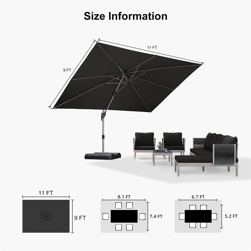 PURPLE LEAF LS01HLRRC0911-GY Umbrellas-2 - View #7