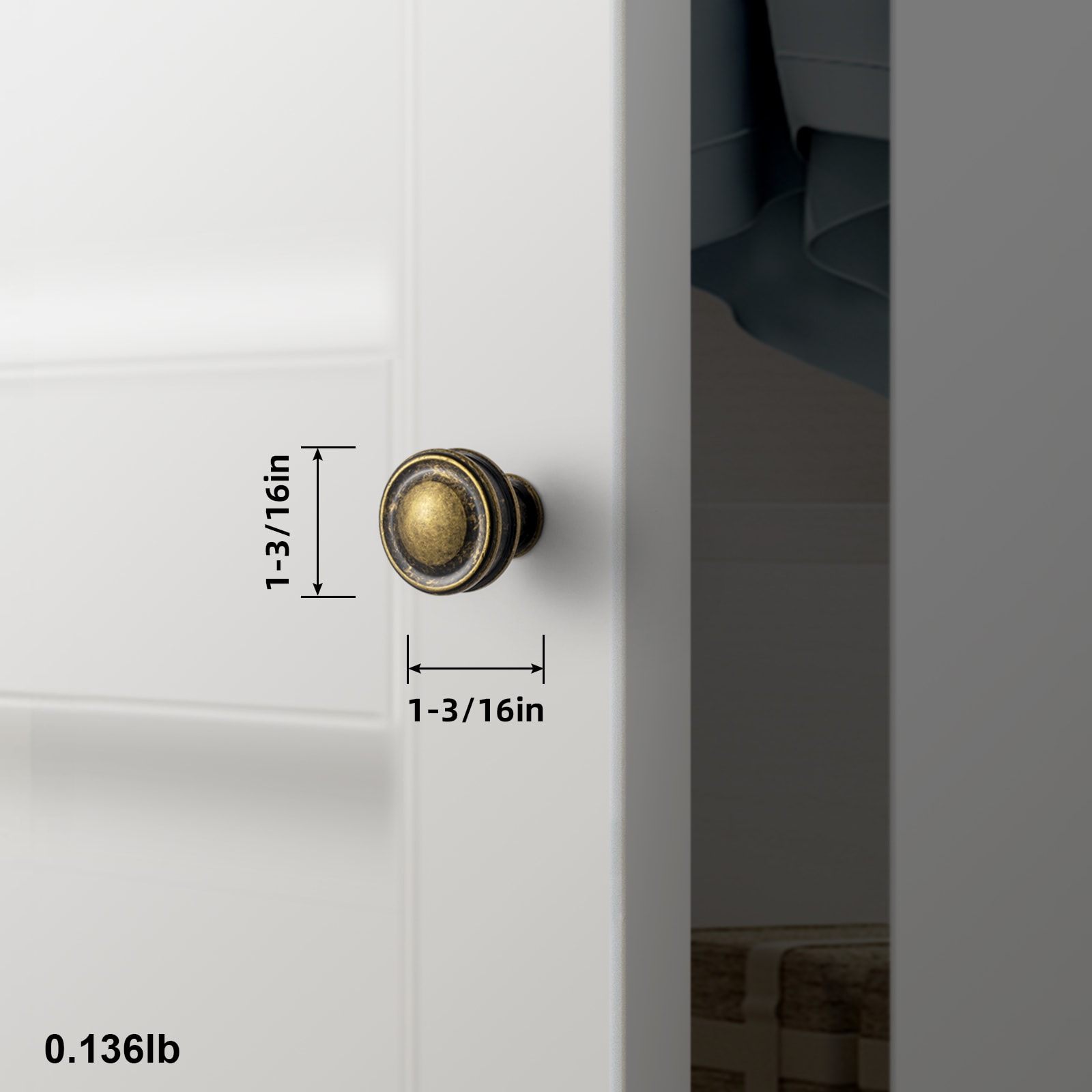 Miaokesen 7597GT-DK-6 Cabinet-Knobs - View #2