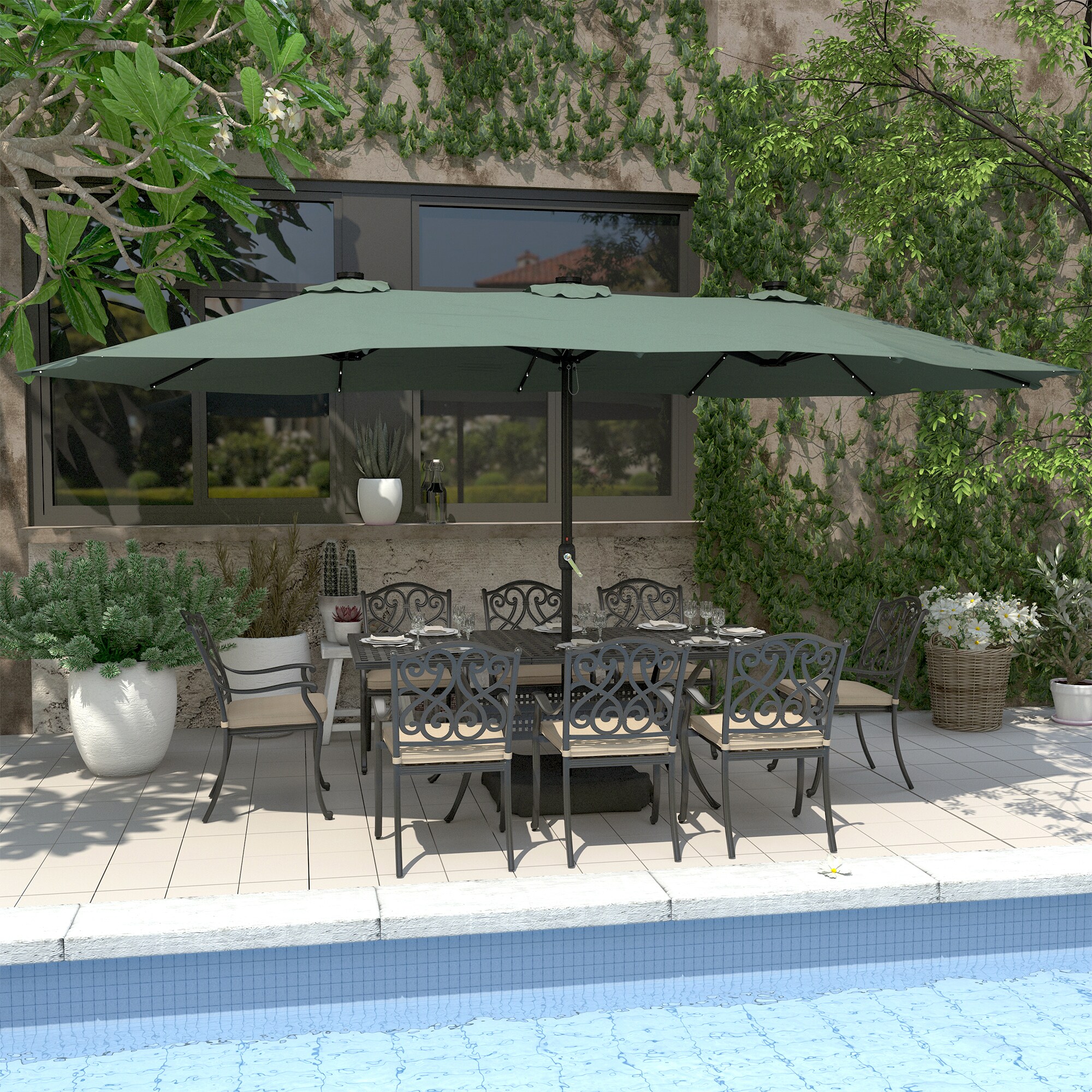Clihome CL-LDS6080DS-BE Patio-Dining-Sets - View #3
