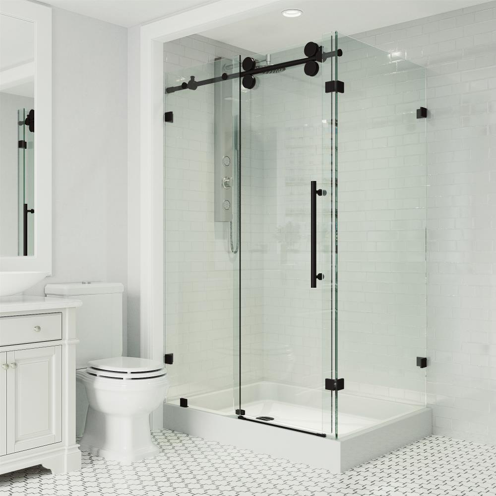 VIGO Monteray Frameless Shower Enclosure - Shower Enclosures - Shower
