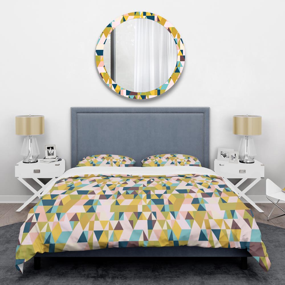 Designart BED24277-Q 3 -Piece Multi-Color Queen Duvet cover Set