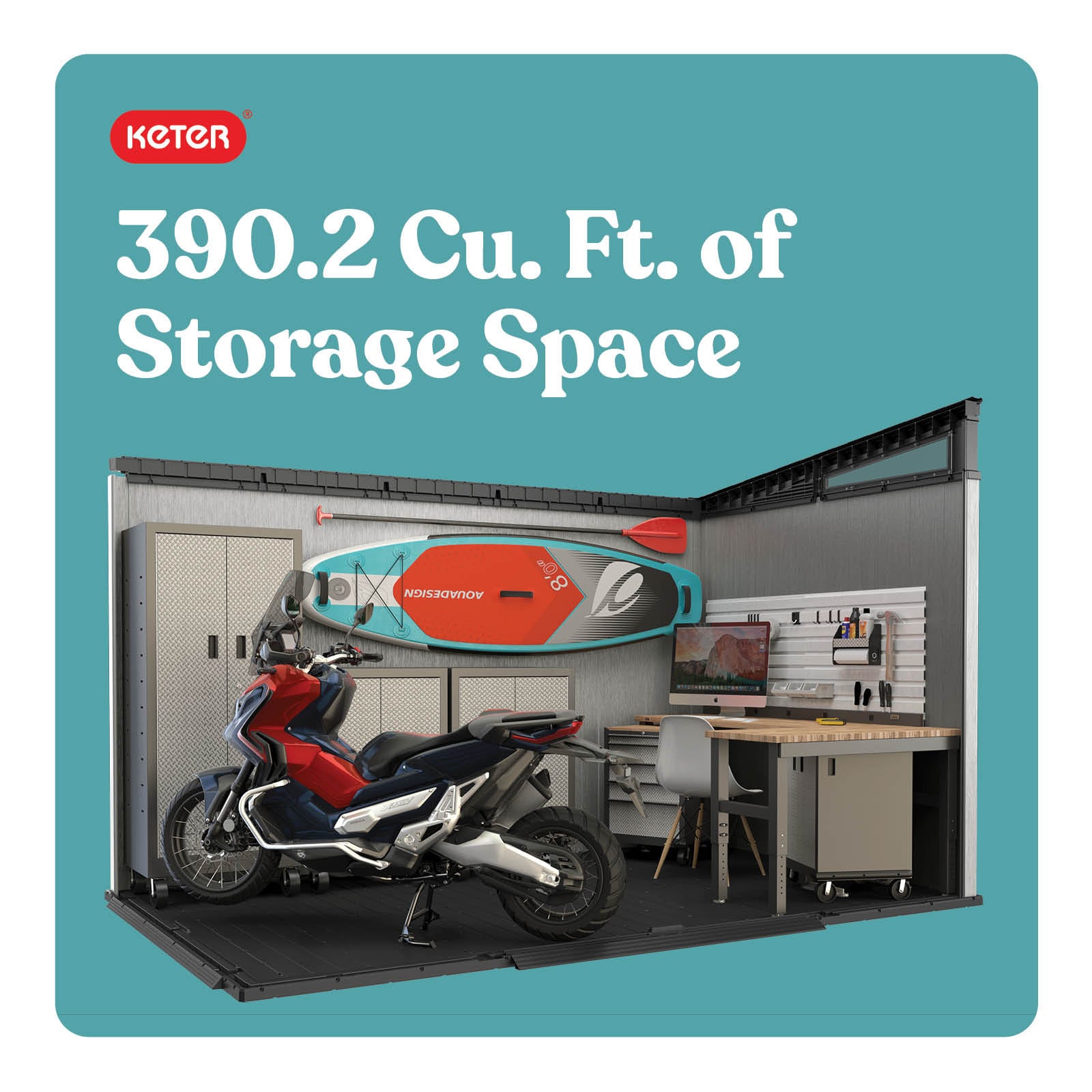 Keter 241735 Vinyl-Resin-Storage-Buildings - View #13