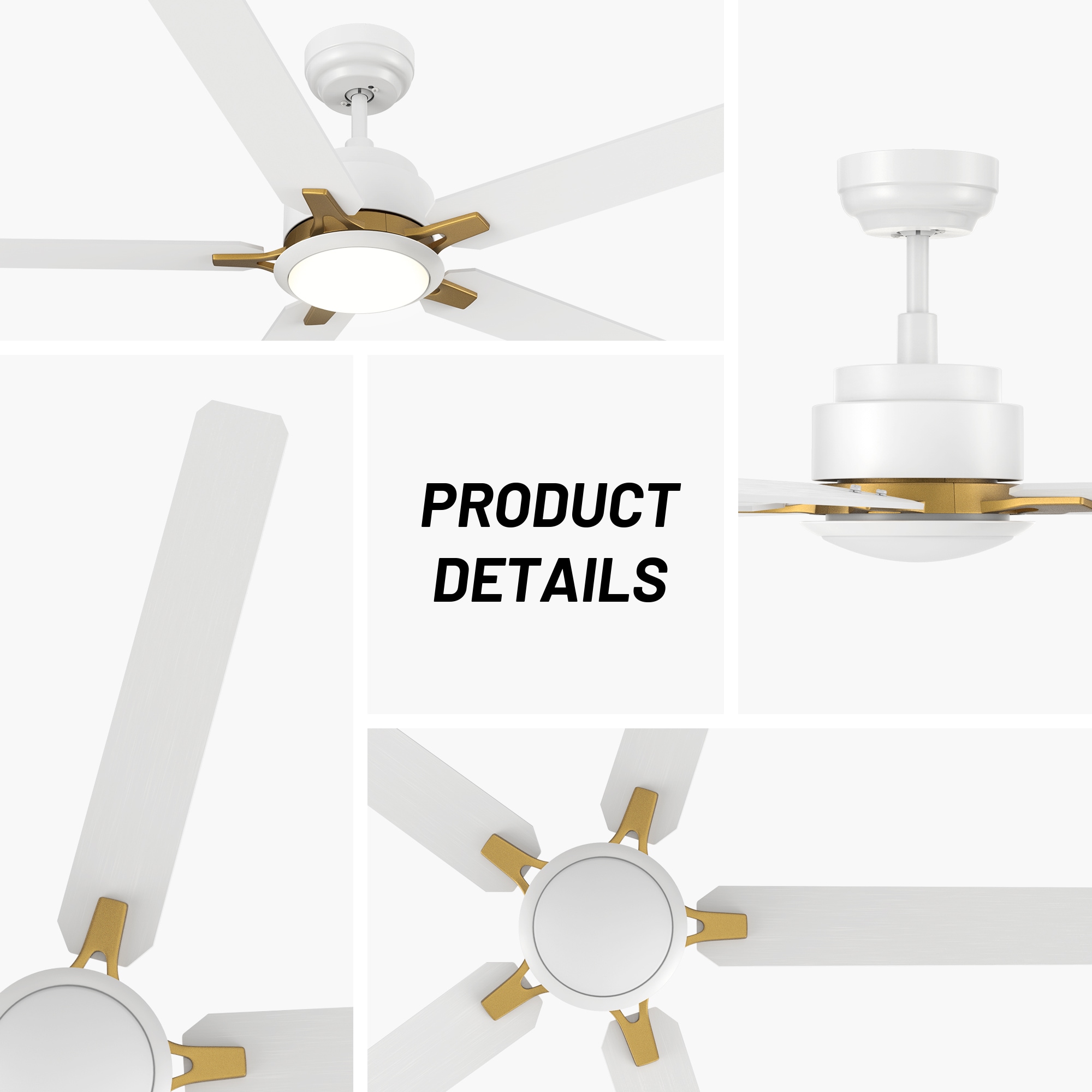 CARRO USA LYDC605J-L11-W1-1G Ceiling-Fans - View #3