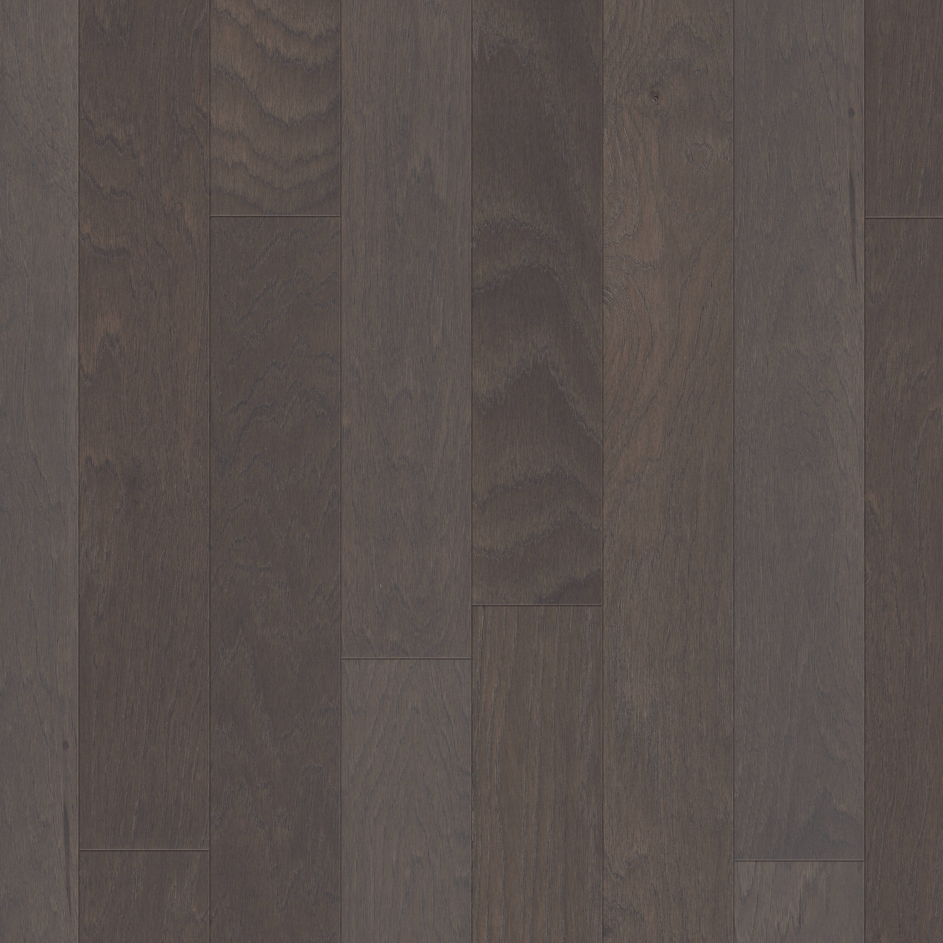 Shaw LX76909022 Tucker Creek Brushed Boulder Hickory 5-in W x 1/2-in T x Varying Length Wirebrushed Water Resistant Engineered Hardwood Flooring ( 19.72-sq ft / Carton )