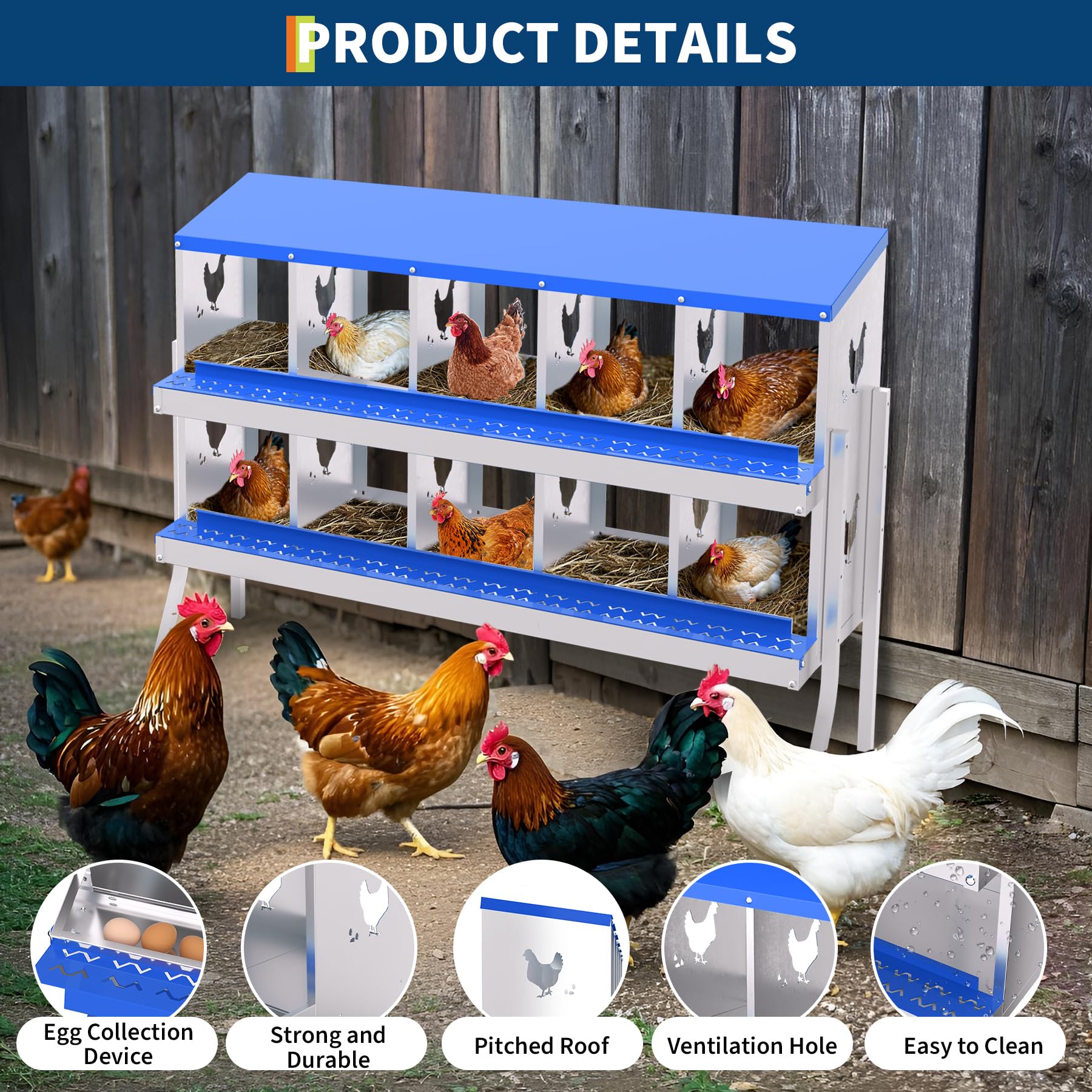 DEXSO ENCOREPPGBA6339 Chicken-Coops-Rabbit-Hutches - View #3