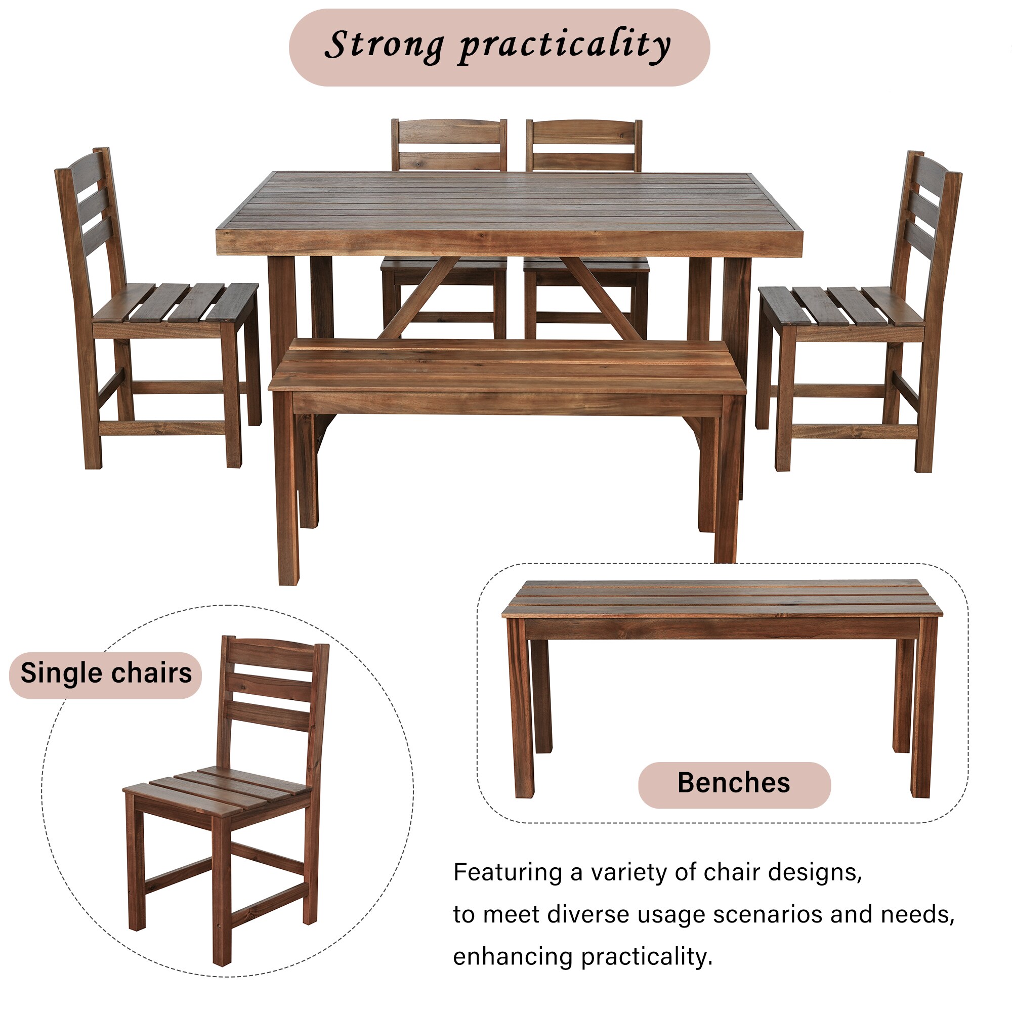Mondawe MA-GCABQ-ALT176 Patio-Dining-Sets - View #4