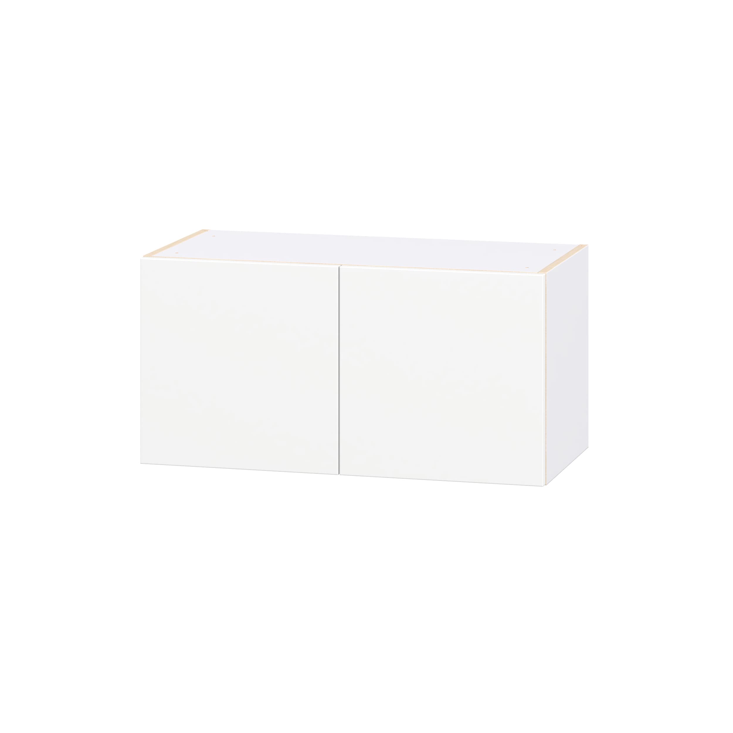 Hugo&Borg Lasalle 30-in W x 15-in H x 14.75-in D Bright White Slab Laminate Wall Fully Assembled Cabinet Flat Panel Slab