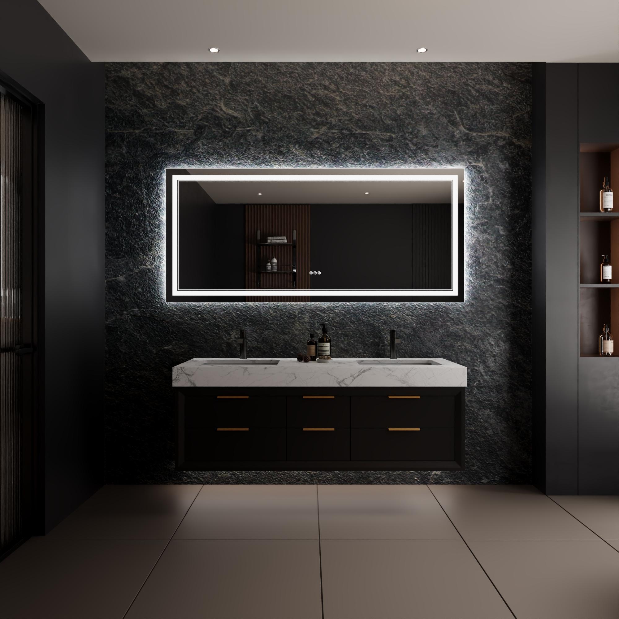 Bayfeve BFKF-3036D4-MIR Framed-Bath-Mirrors - View #5