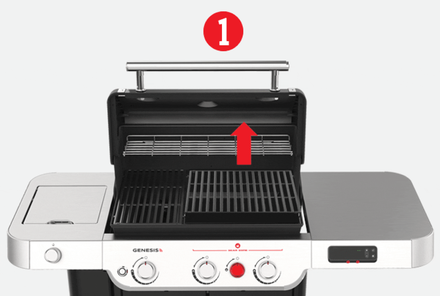 Weber 7853 Gas-Grill-Cookgrates-Warmracks - View #2