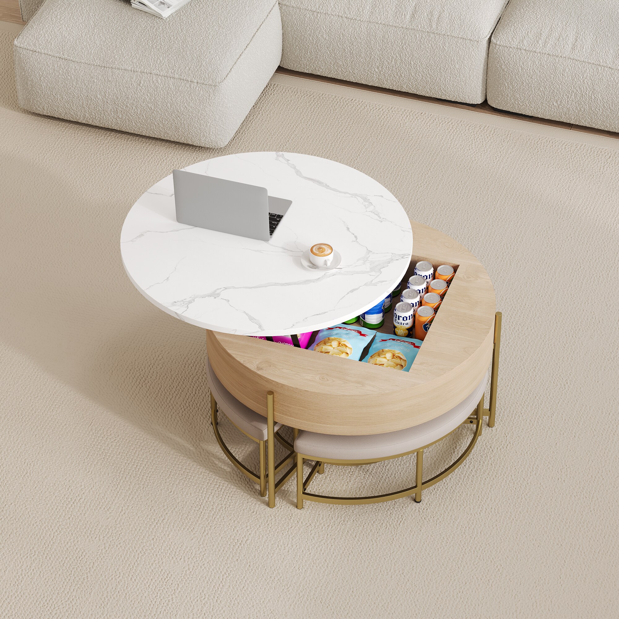 ModernLuxe L3P-CH265770AAK Coffee-Tables - View #5