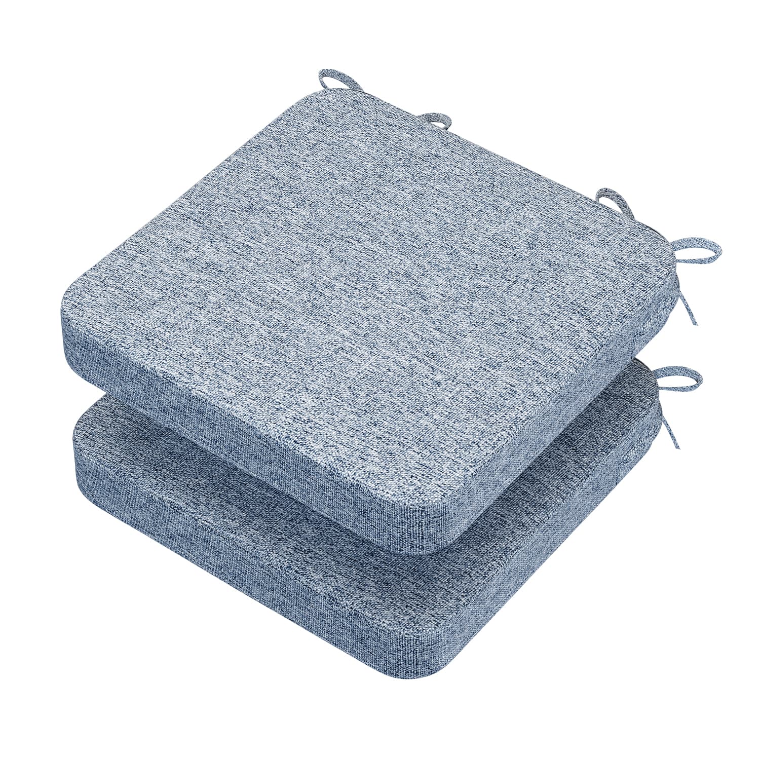  PL-MT-LBLUE-2 Light Blue Solid Chair Cushion