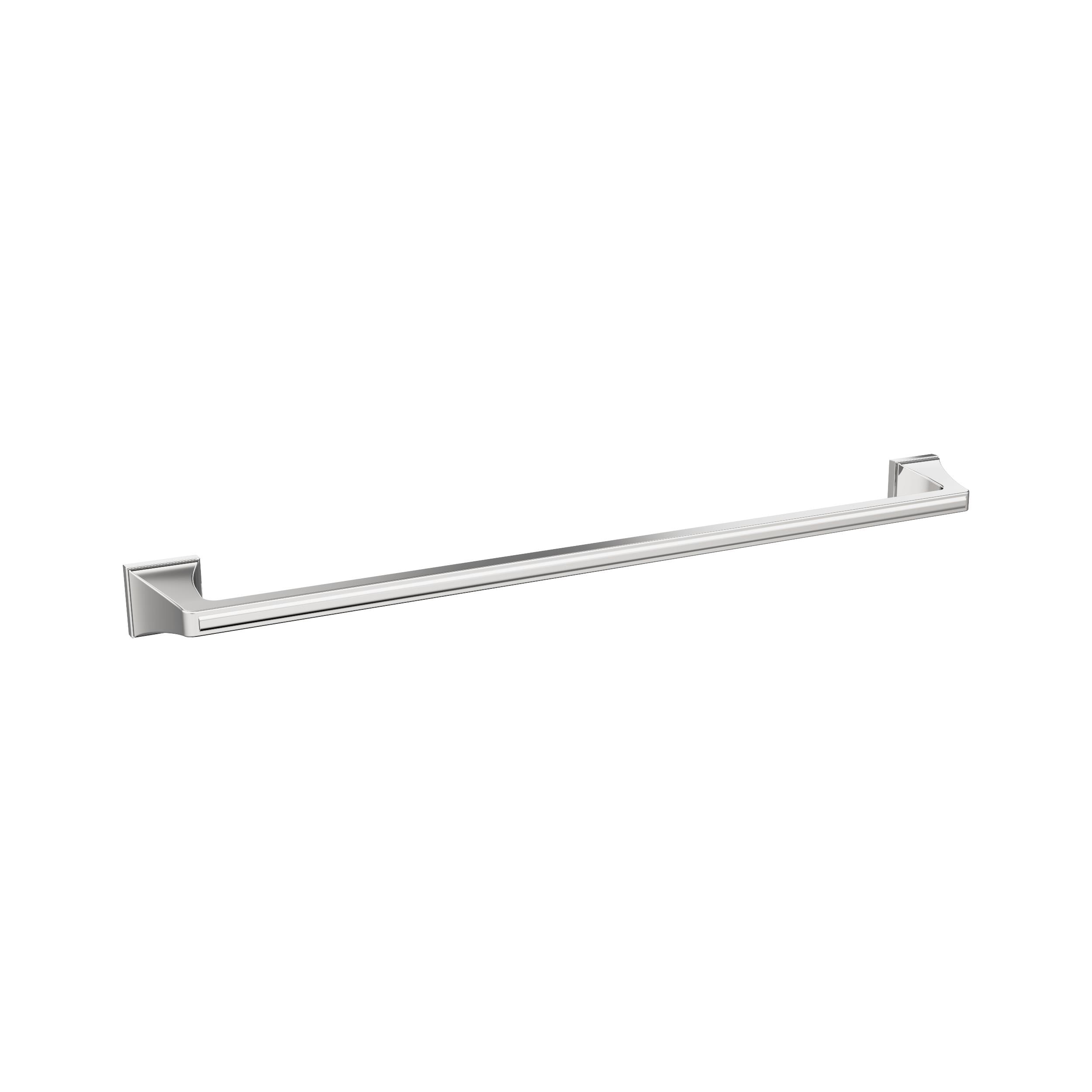 Amerock BH3602426 Mulholland 24-in Chrome Wall mount Single Towel Bar