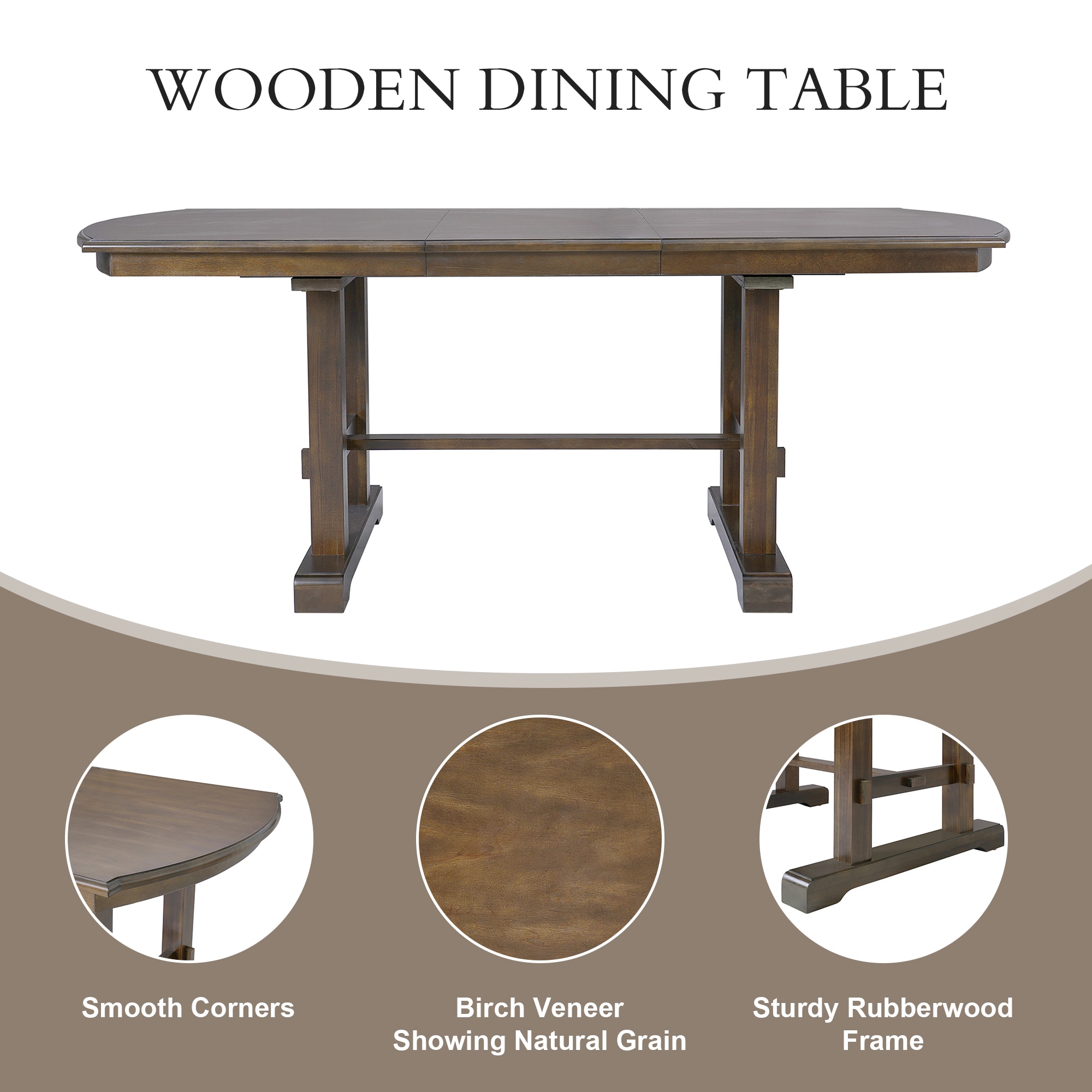 ModernLuxe L3P-N752P271802D Dining-Tables - View #2