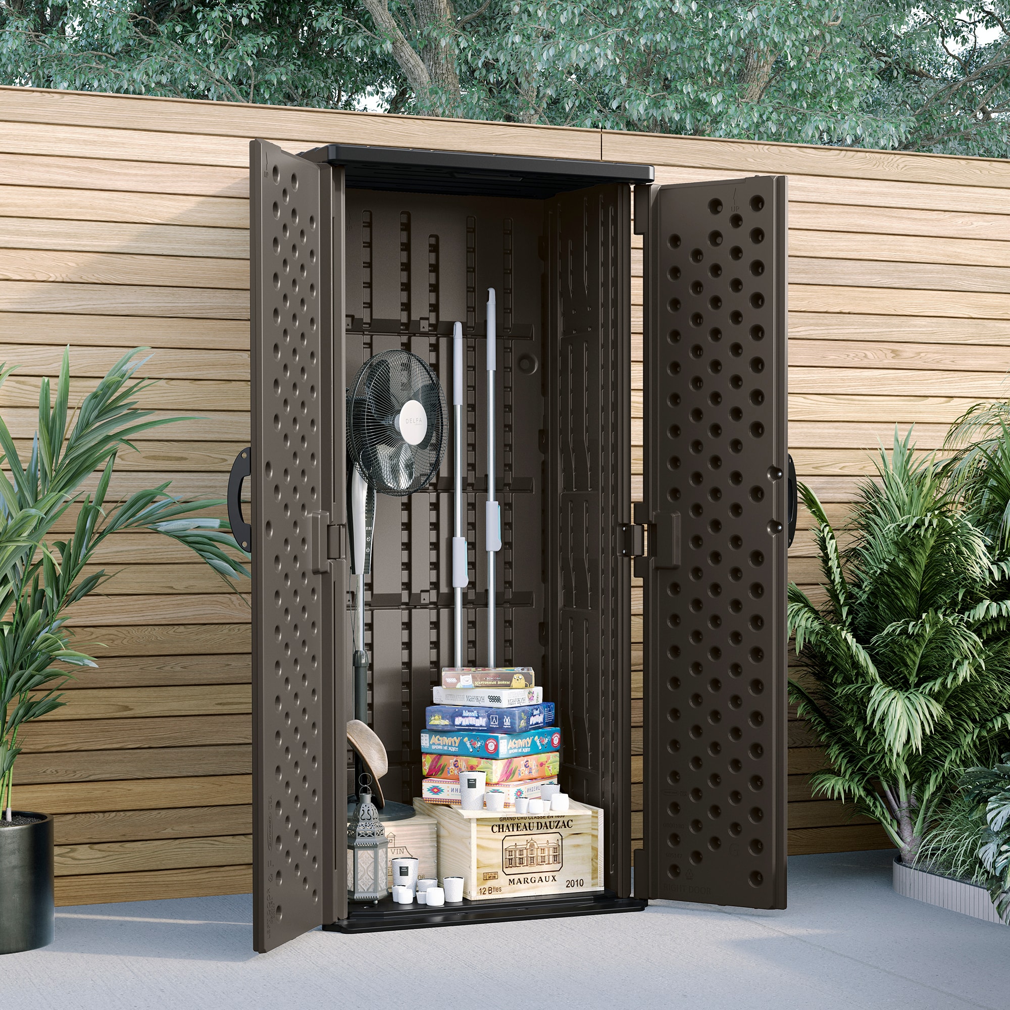 Suncast BMS1250SB Vinyl-Resin-Storage-Buildings - View #3