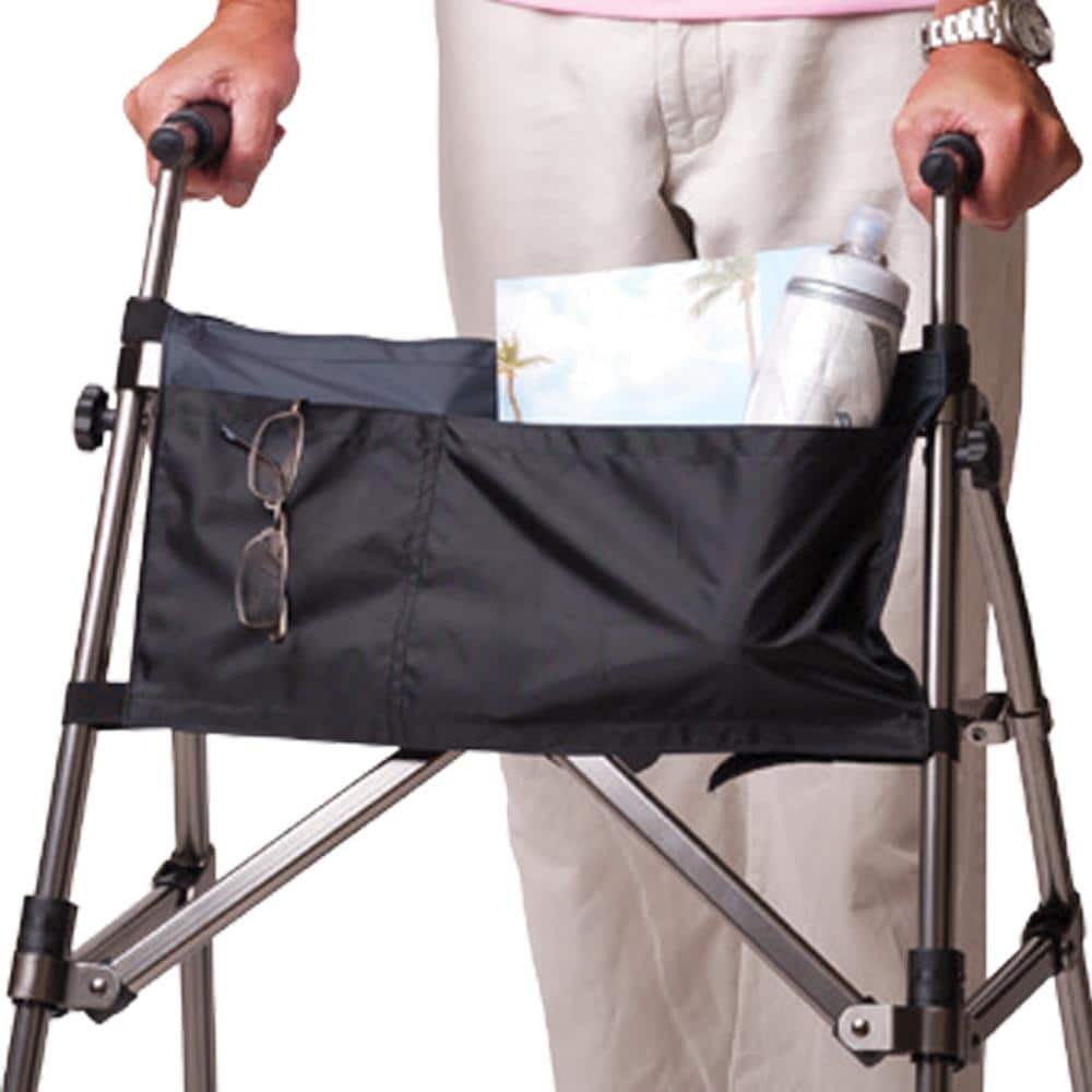 Stander 4354 Black Nylon Walker Basket, Removable, Fits Able Life Space Saver Walker