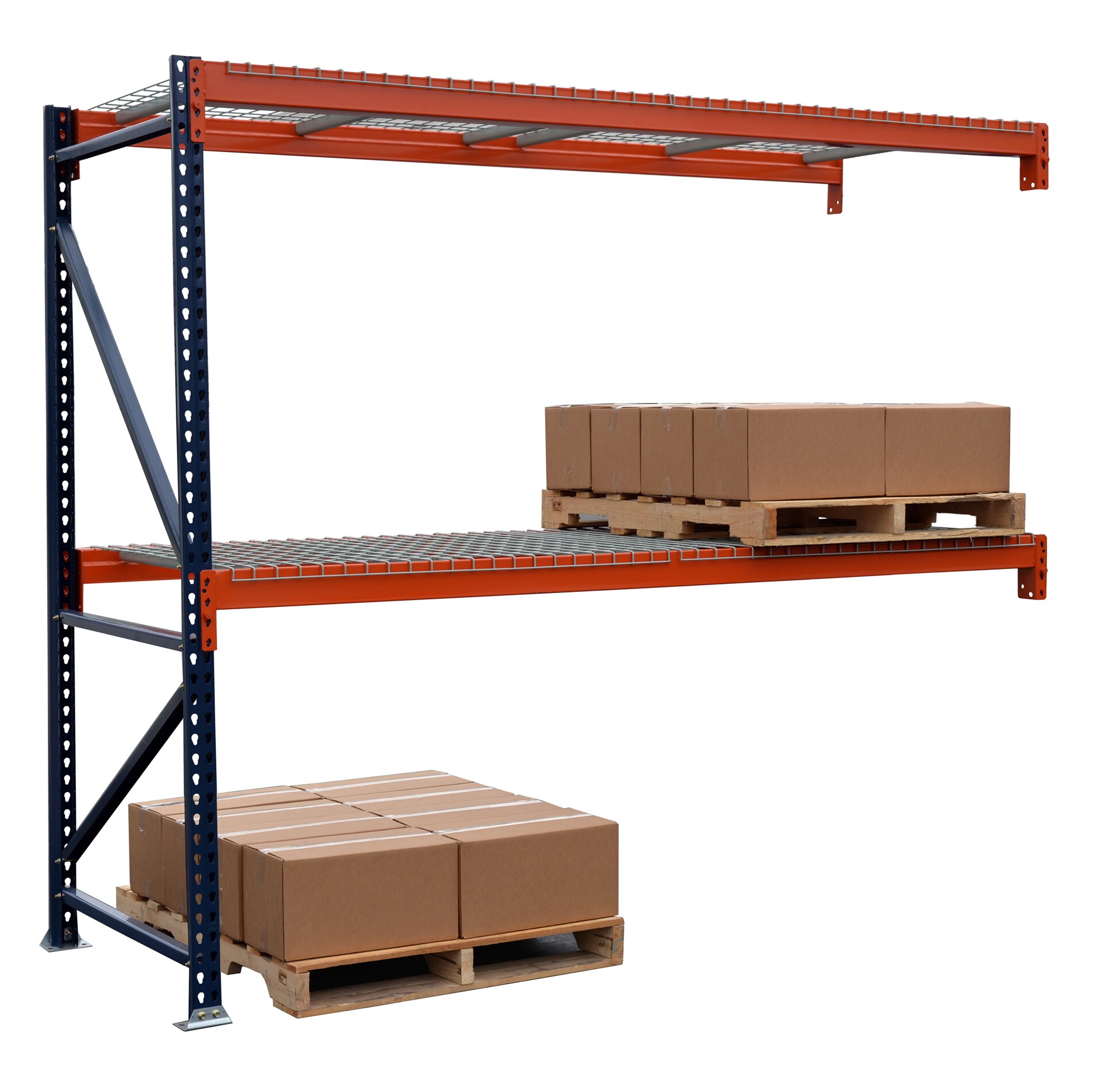 Storage Concepts SL42096-40108M Steel Heavy Duty 2-Tier Utility Shelving Unit (108-in W x 42-in D x 96-in H) Multiple Colors/Finishes, (5340-lb Capacity Per Shelf)