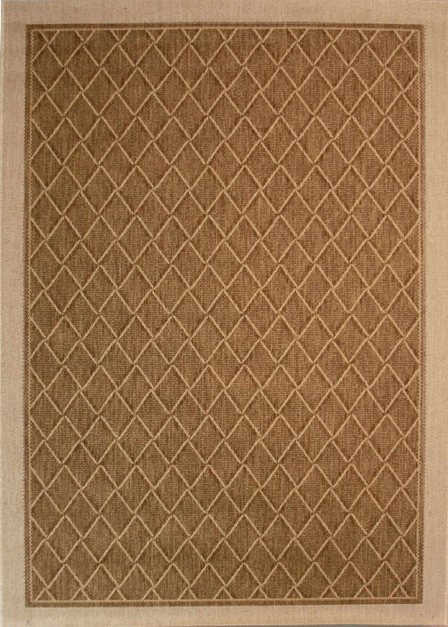  30051765-5X8 Society Page 5 X 8 (ft) Grain Indoor/Outdoor Trellis Area Rug