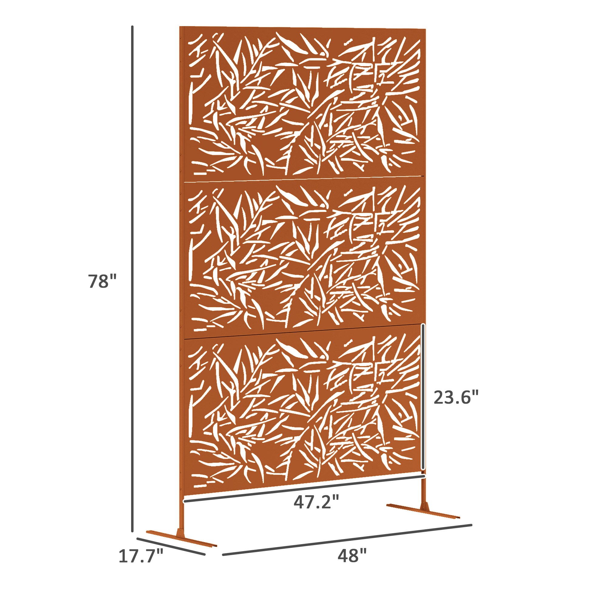 Outsunny 84J-043V00BN Outdoor-Privacy-Screen - View #3