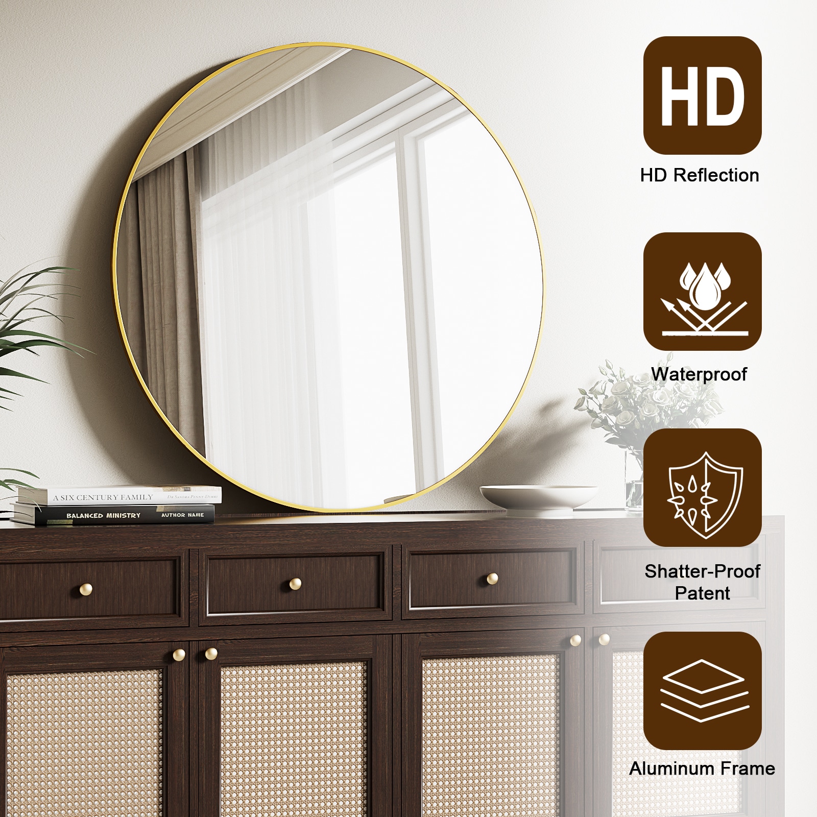 BEAUTYPEAK TJRM24G Decor-Mirrors - View #4