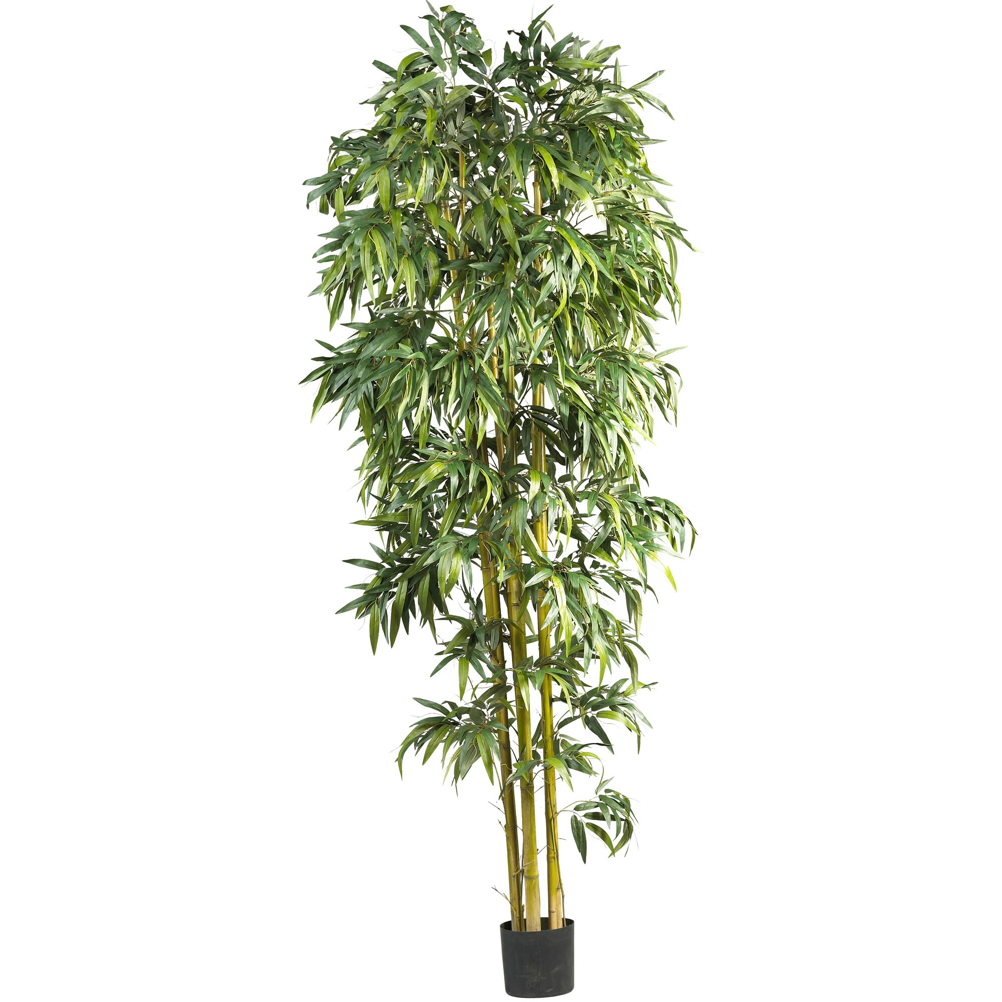 Nearly Natural 96 In Green Indoor Silk Artificial Tree In The   05113853 