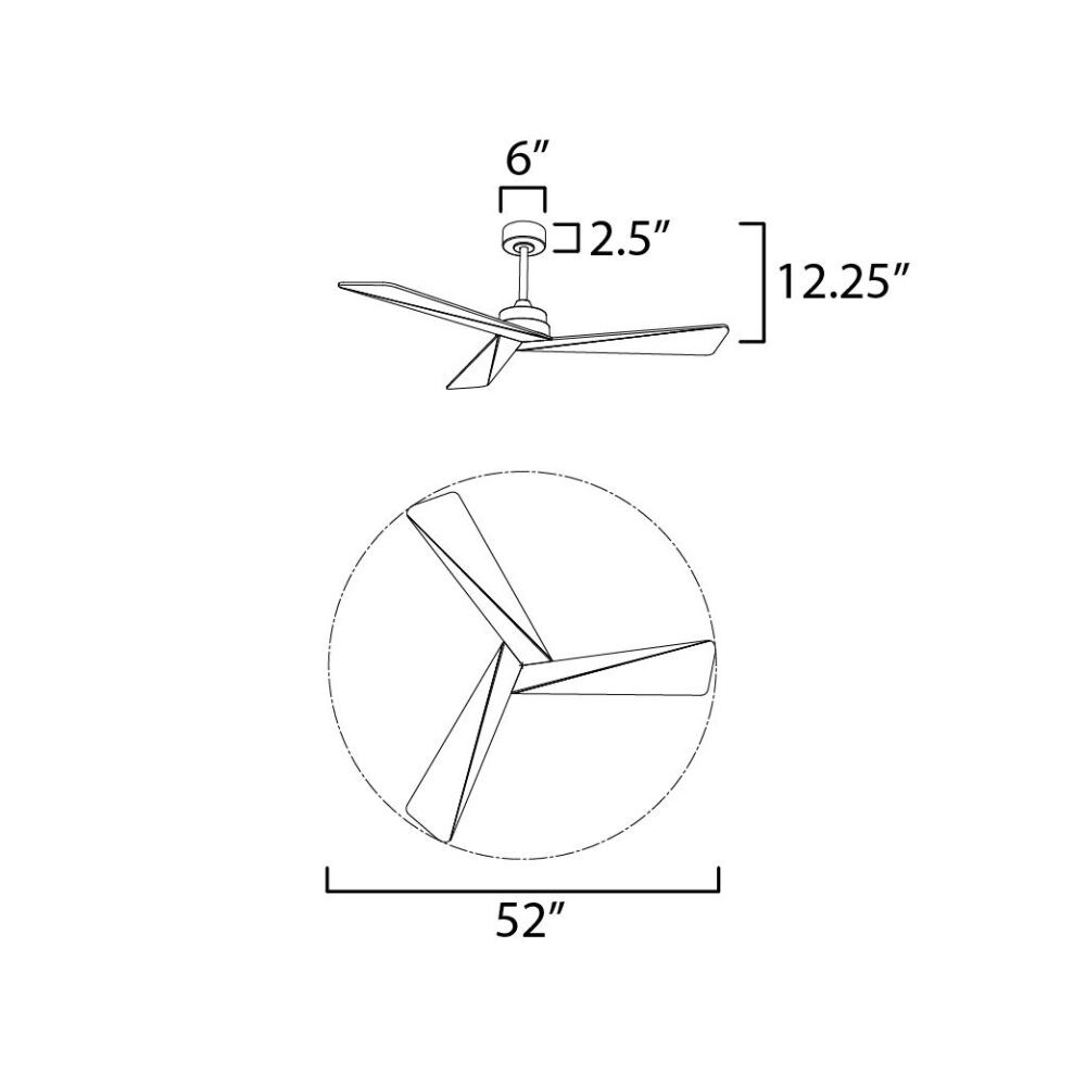 Maxim Lighting 88846BK Ceiling-Fans - View #3