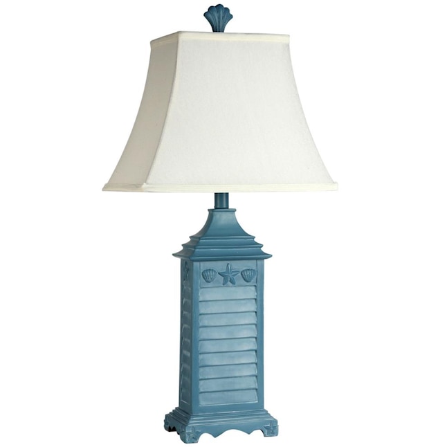 Blue Table Lamp With Fabric Shade, 15 Table Lamp Shade