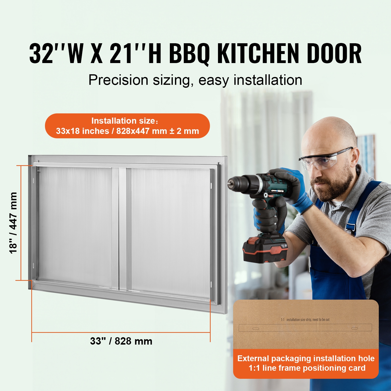 VEVOR SMABSCJMYS36J2TR1V0 Builtin-Grill-Cabinet-Parts - View #5