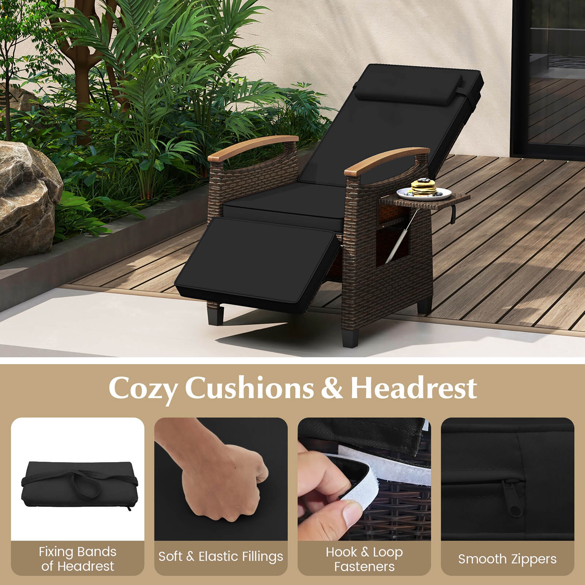 Costway HCST07618 Chaises-Settees - View #4