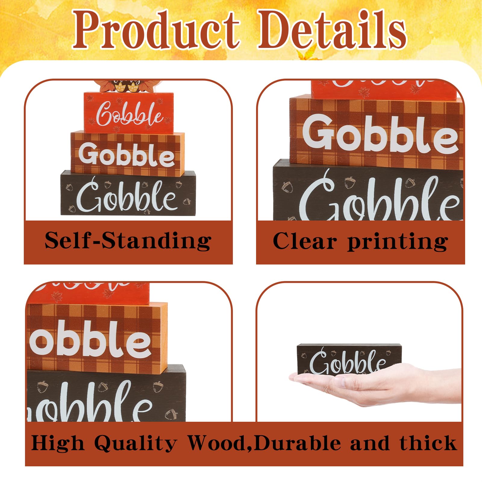 LAIFUCAM LLA0825L0437 Indoor-Thanksgiving-Decor - View #3