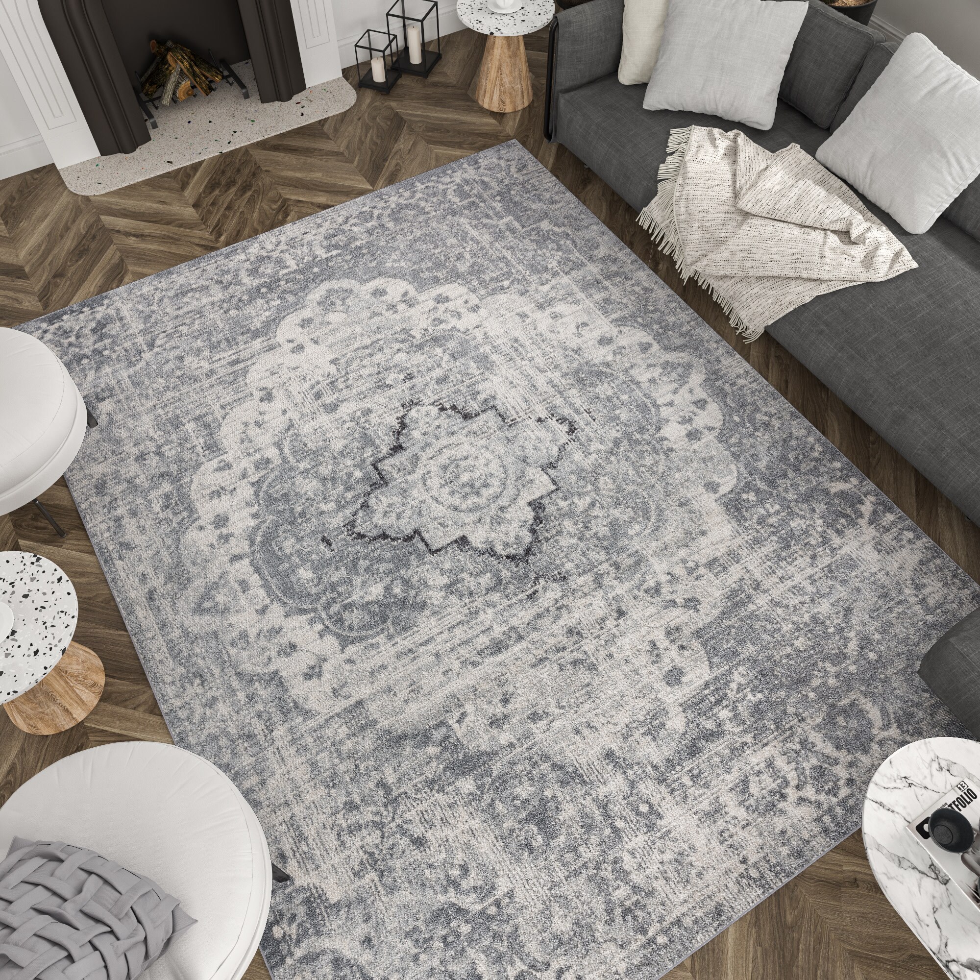 Tayse DIA1300 8X10 rugs - View #7