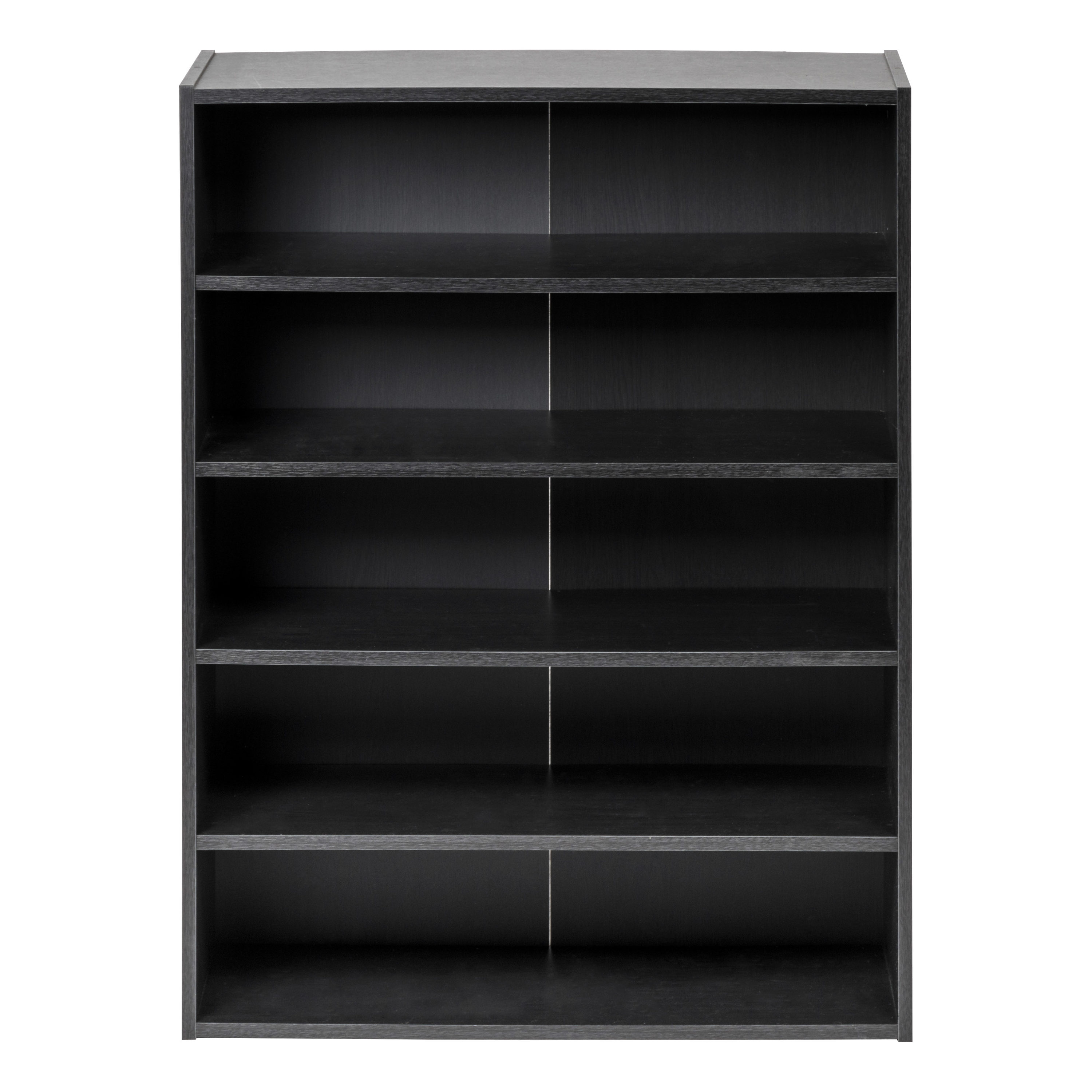 Iris USA 5-Tier Multi-Purpose Organizer Shelf, Black
