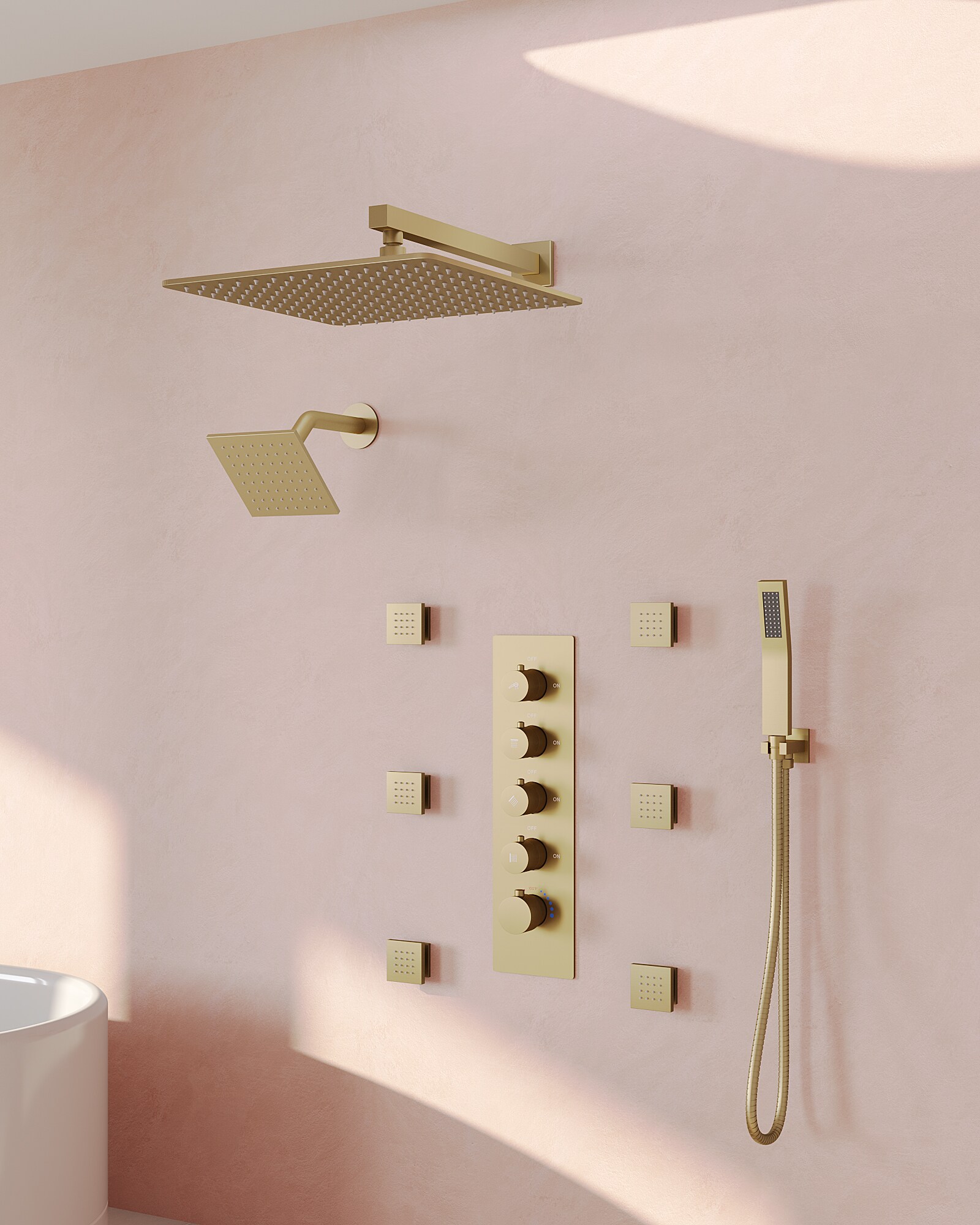 GRANDJOY SGF10GJ-64-BG16 Tub-Shower-Faucets - View #14