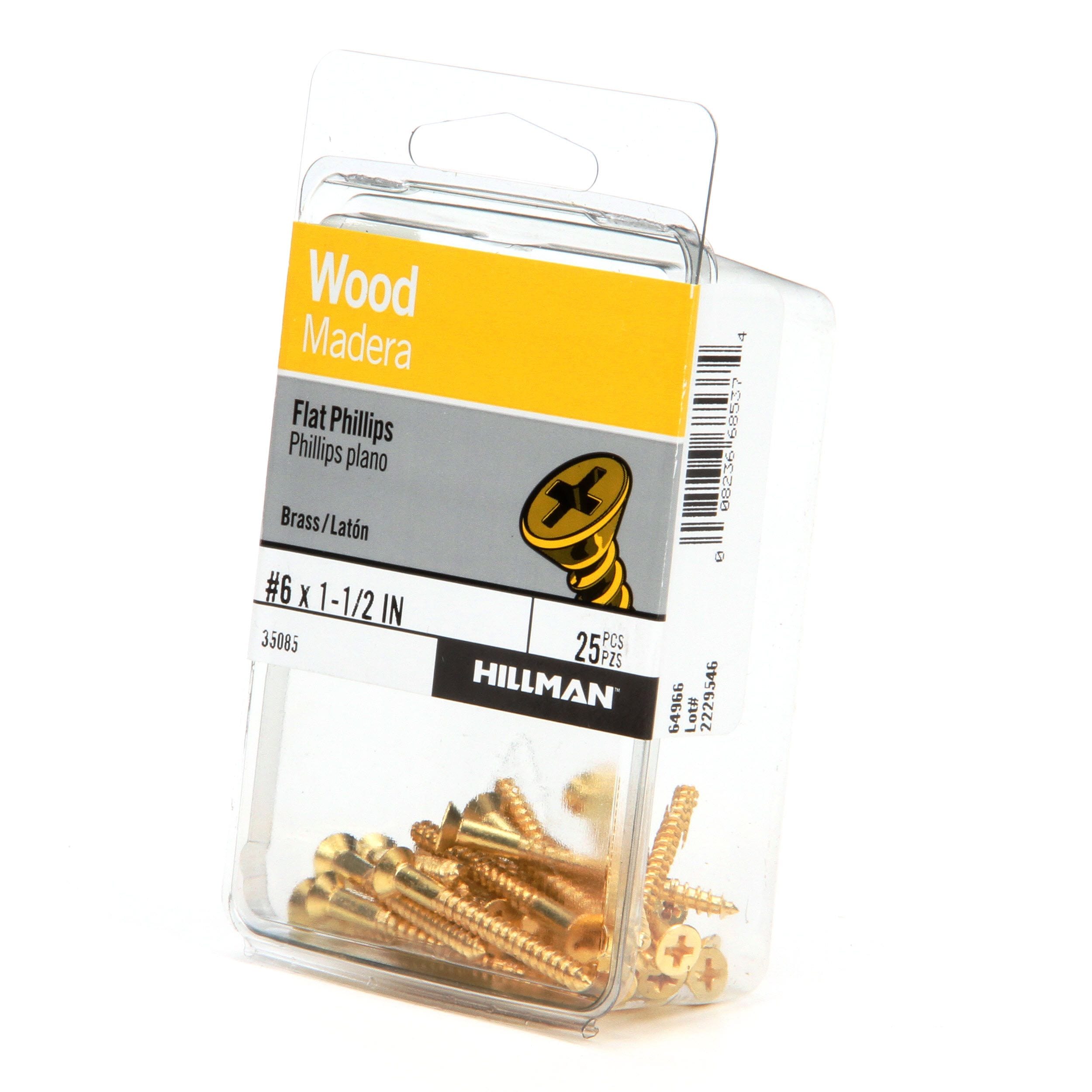 Hillman Brass Screws at